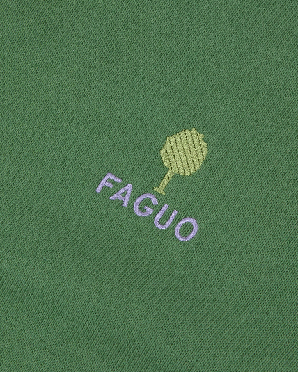 Sudadera Con Cremallera Verde De Algodón Orgánico