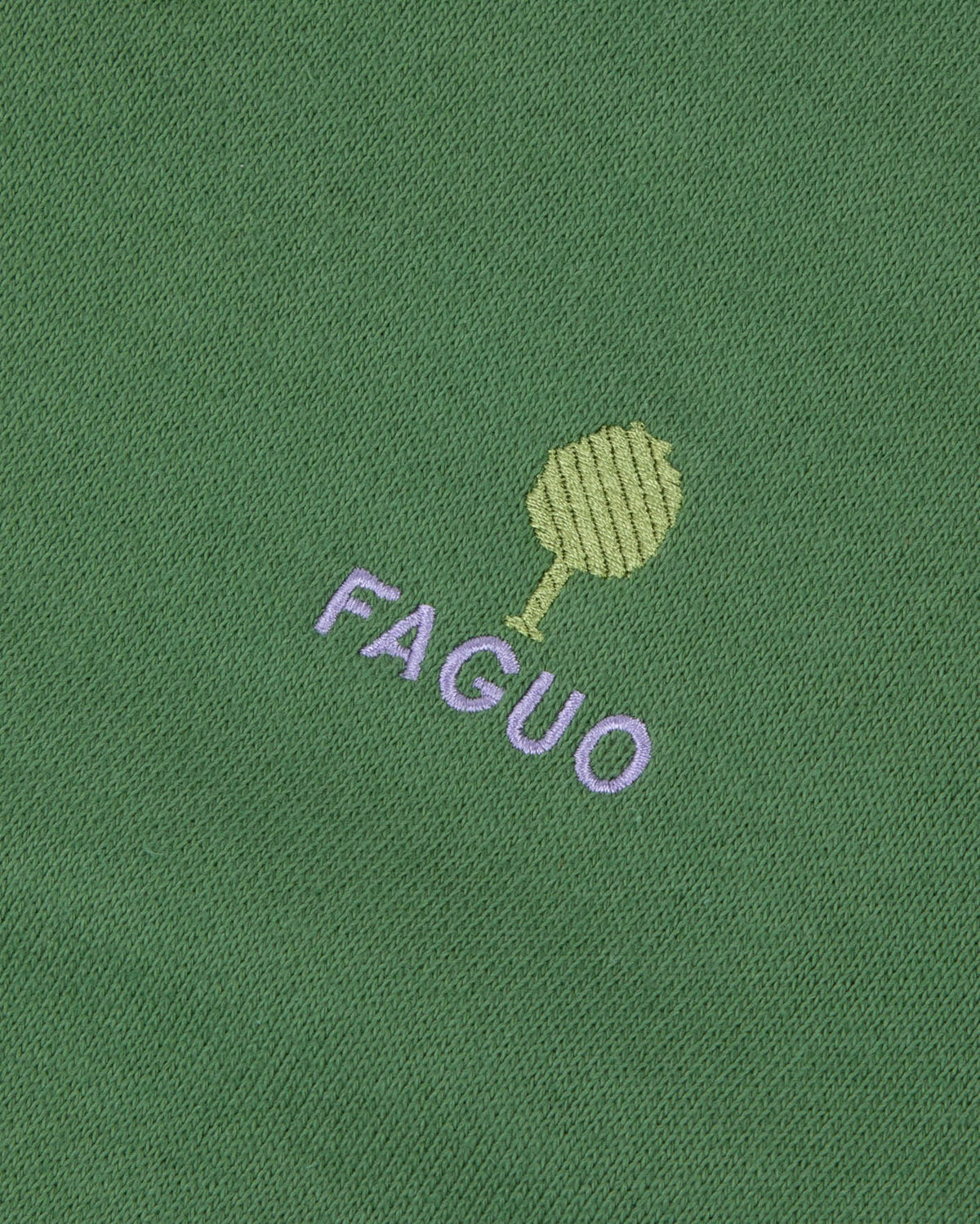 Sudadera Con Cremallera Verde De Algodón Orgánico