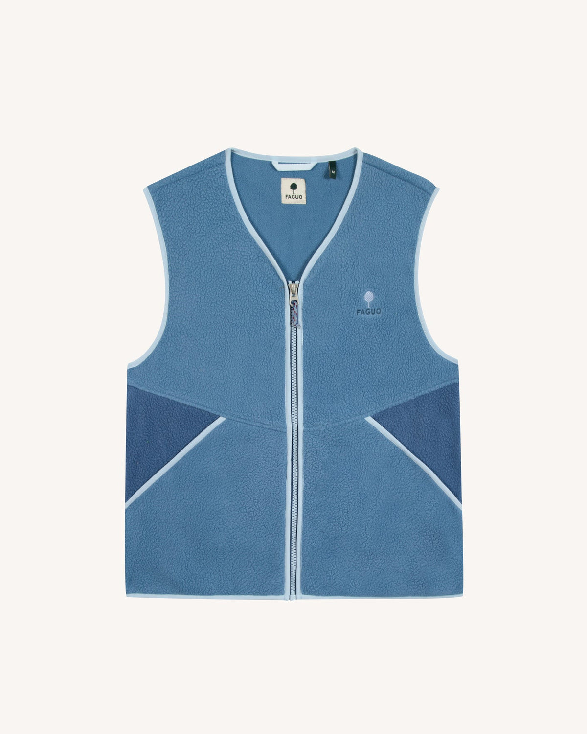 Blue Sleeveless Fleece Jacket