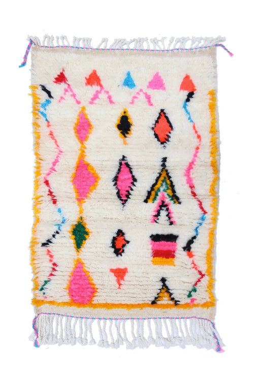 Tapis Berbère Coloré - 122 x 62 cm