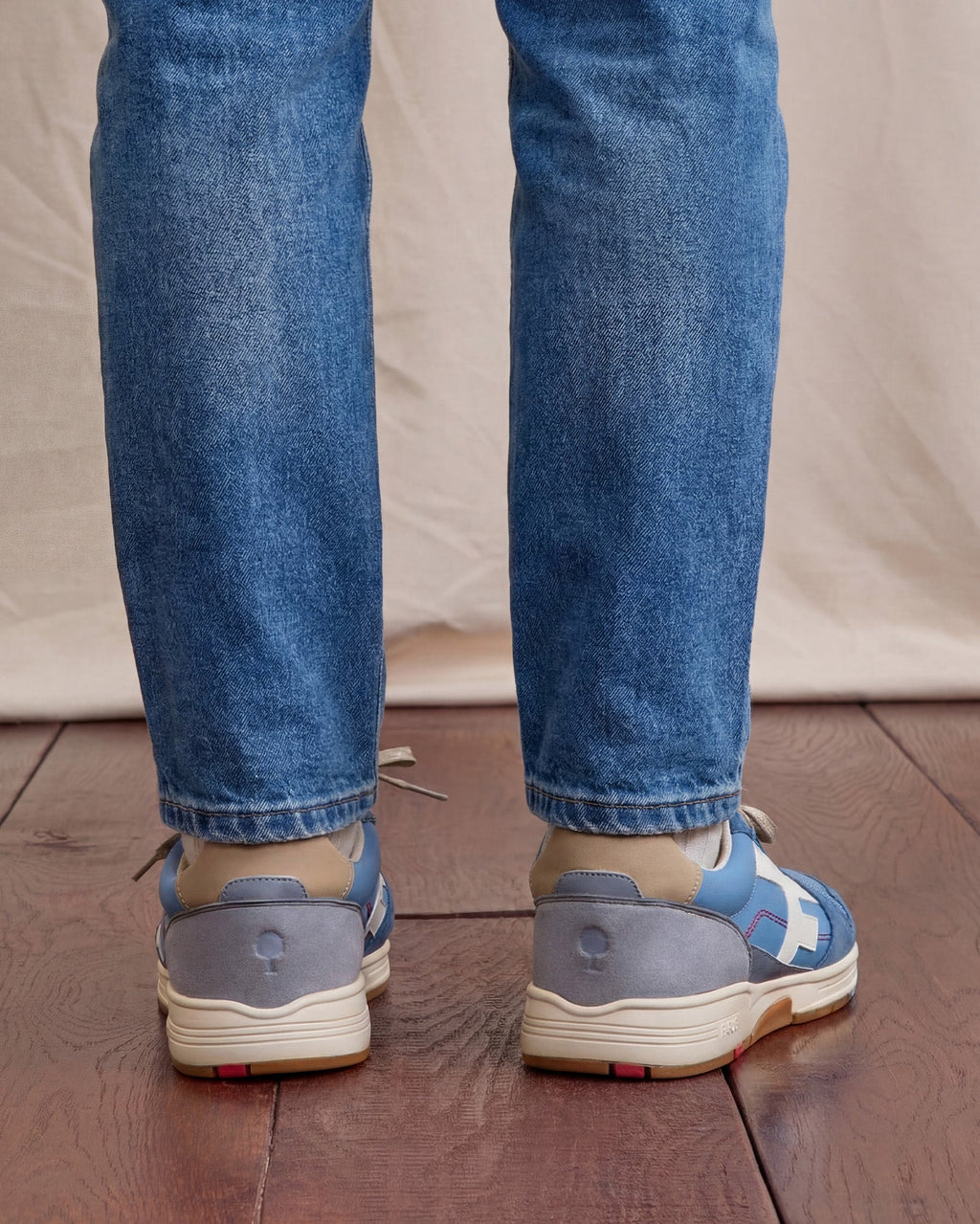 Baskets Bleu Grisé