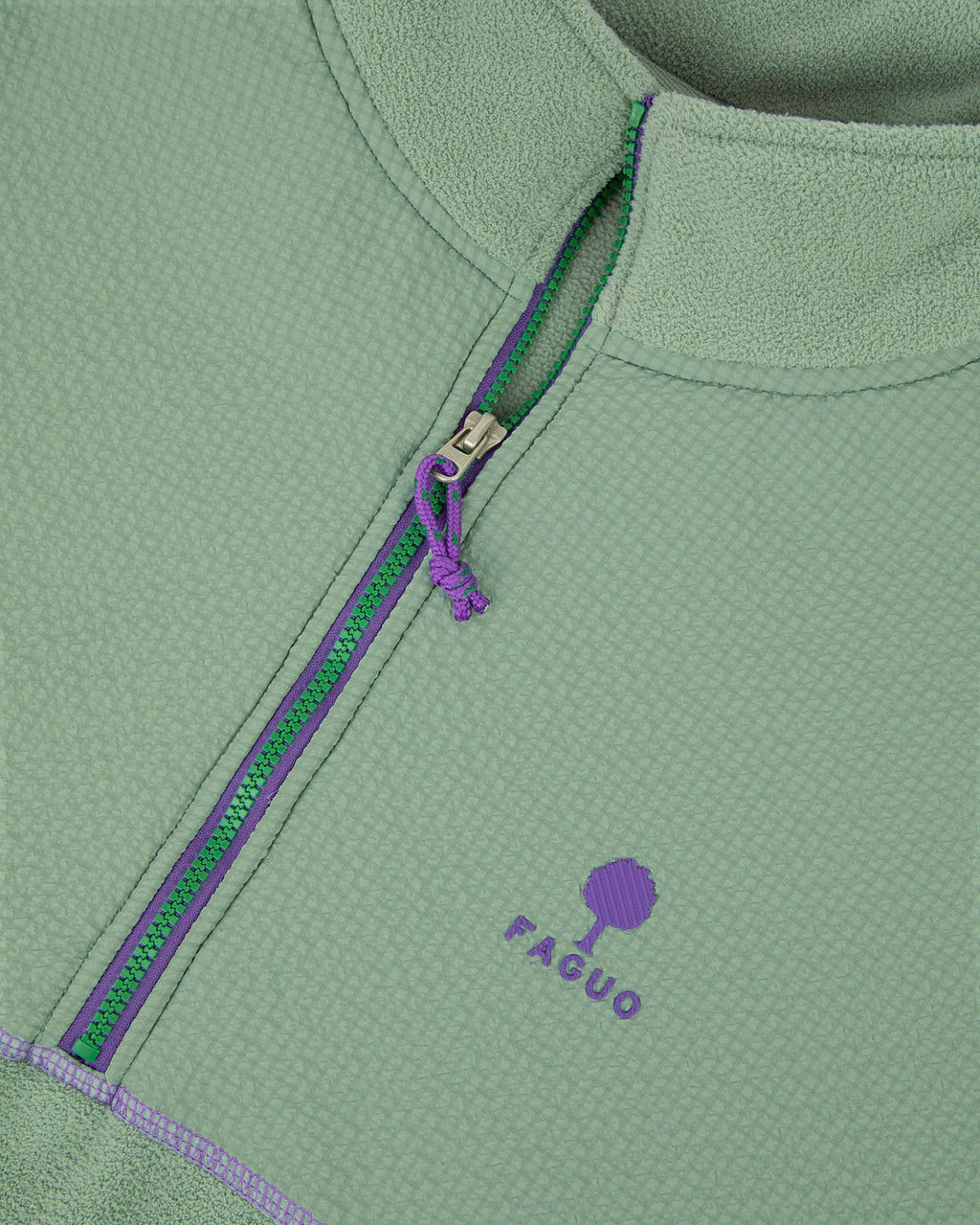 Light Green Zip-Up Fleece