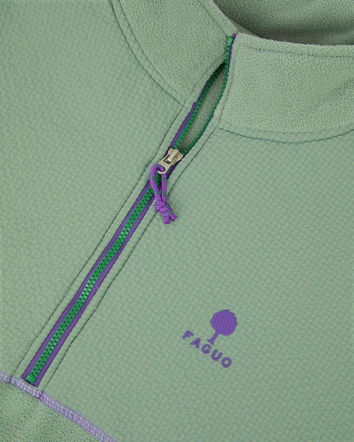 Light Green Zip-Up Fleece