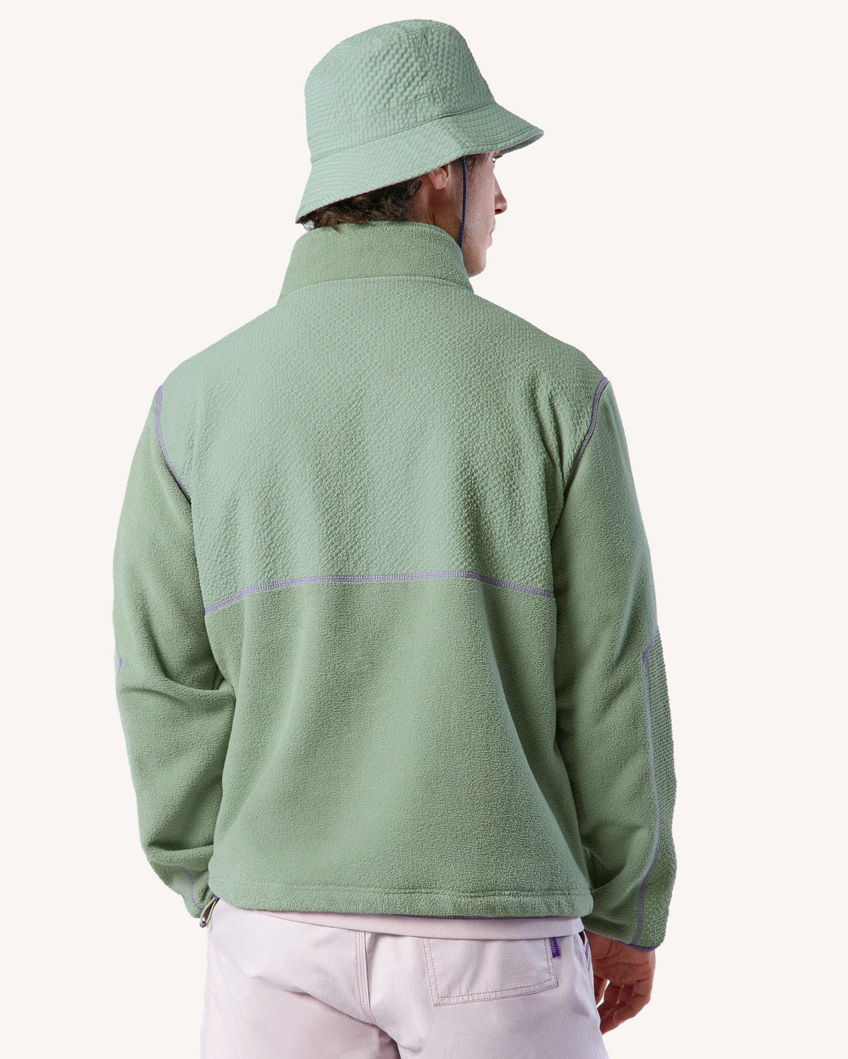 Light Green Zip-Up Fleece