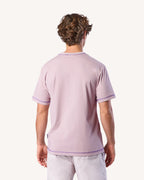 T-Shirt Imprimé Faguo Rose Grisé