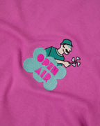 T-Shirt Fuschia Coton