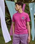 T-Shirt Fuschia Coton