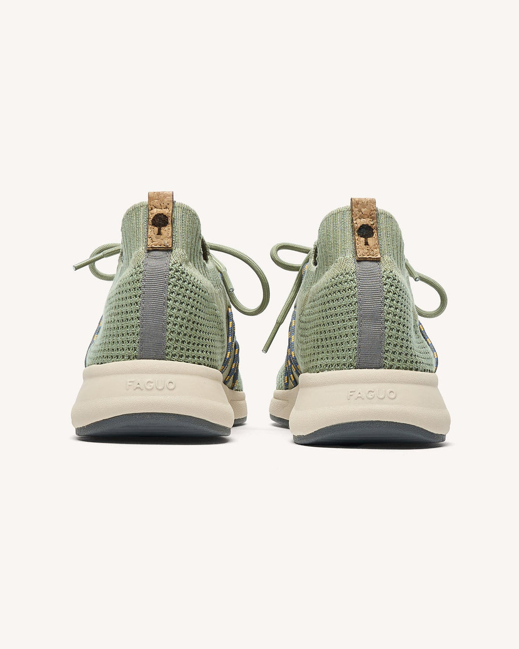 Zapatillas de tencel caqui claro