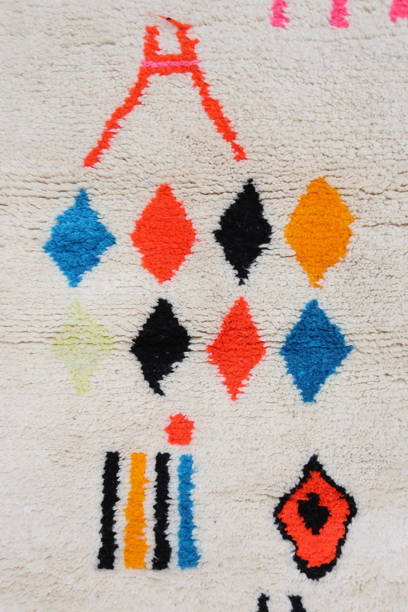 Tapis Berbère Coloré - 256 x 191 cm