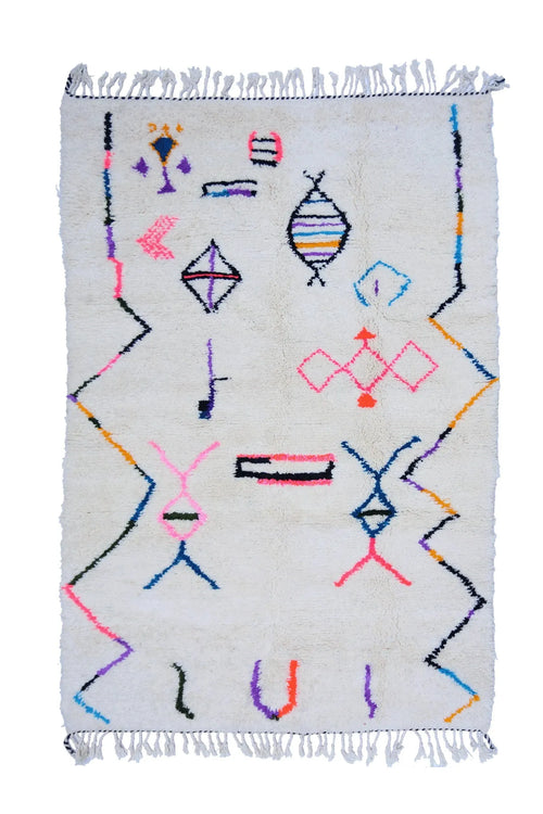 Tapis Berbère Coloré - 244 x 144 cm