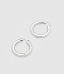 Tom Wood - Créoles Thick Medium Argent - Unisexe