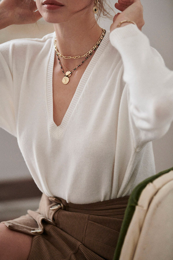 Mathias Jumper - White