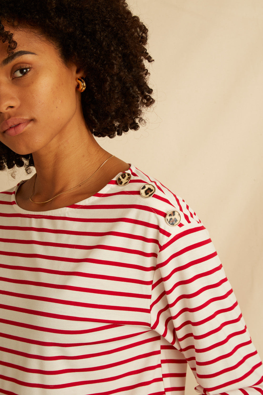 T-Shirt Toscane - Marin Rouge