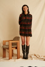 Robe Rebecca - Carreaux Sequoia