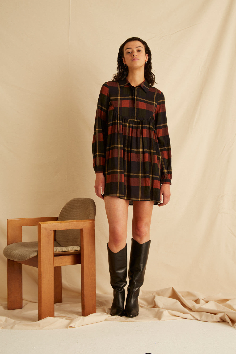 Robe Rebecca - Carreaux Sequoia
