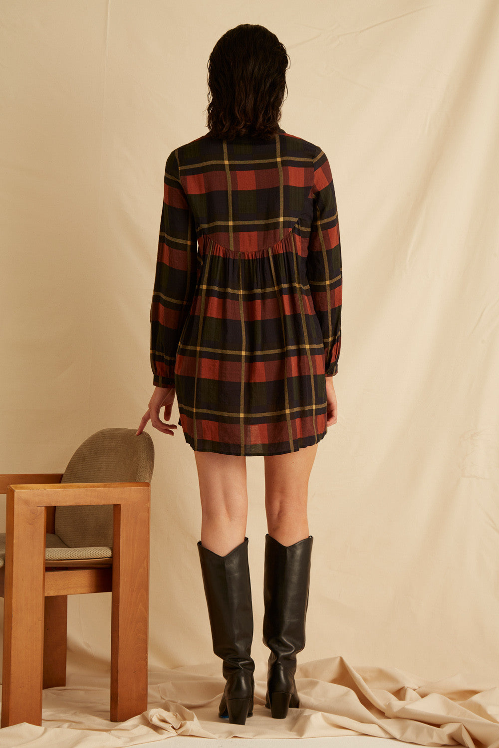 Robe Rebecca - Carreaux Sequoia