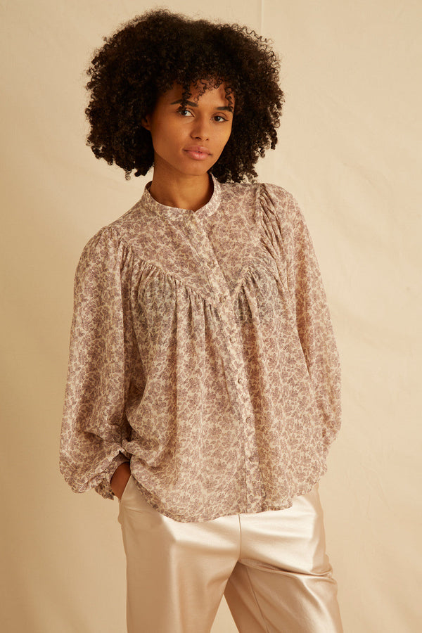 Koszula Bao – Imp Lilas Lurex Ecru