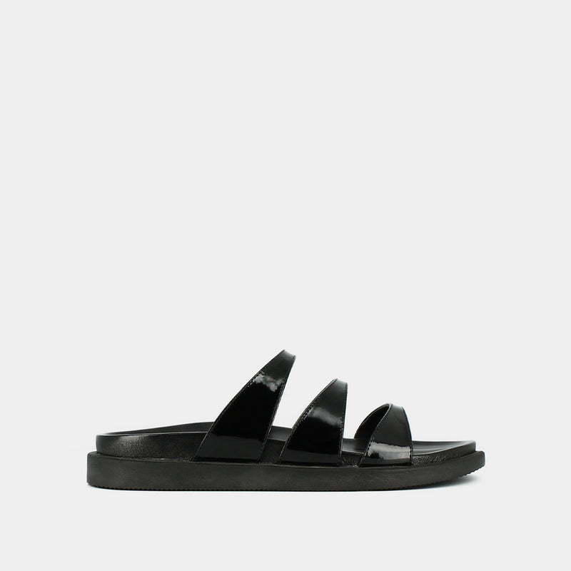 Jonak - Mules Wafi de charol - Negro