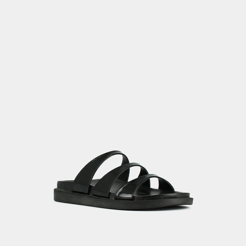 Jonak - Mules Wafi de charol - Negro