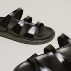 Jonak - Wafi Patent Leather Mules - Black