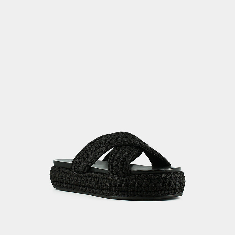 Jonak - Walder Cord Mules - Negro