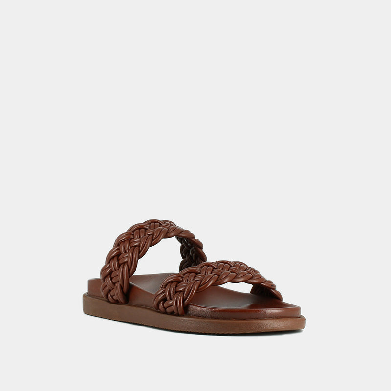 Mules Walter Cuir - Marron