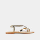 Jonak - sandals Warren Cuir Metallise - Platine