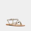 Jonak - sandals Warren Cuir Metallise - Platine