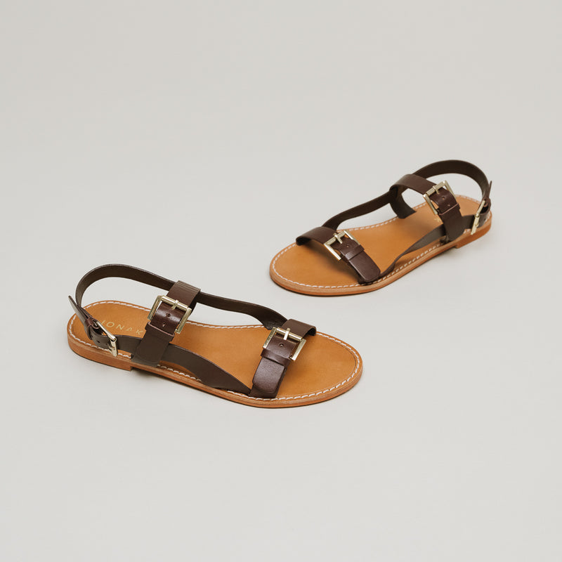 Jonak - sandals Wiling Leather - Dark brown