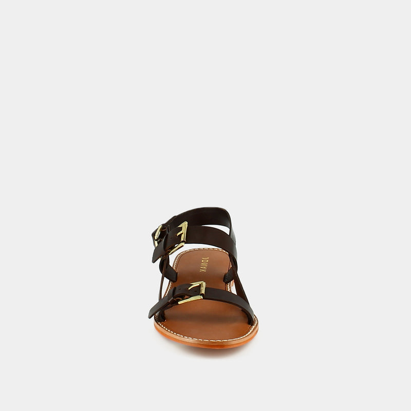 Jonak - sandals Wiling Leather - Dark brown