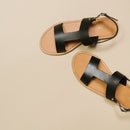 Plagettes Willona Cuir - Noir