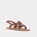 Jonak - Plagettes Wood Cuir  - Cognac