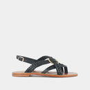 Jonak - sandals Wood Leather - Black