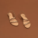 Jonak - Windy Sandals Cuir Metallise - Gold