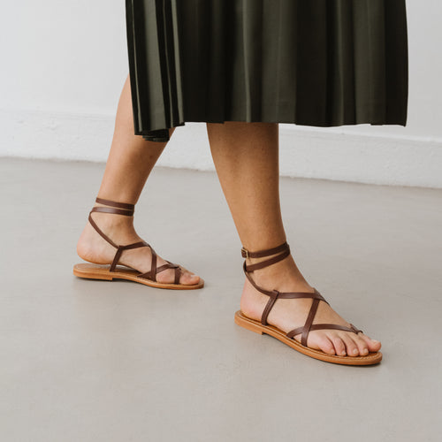 Jonak - sandals Woully Leather - Brown
