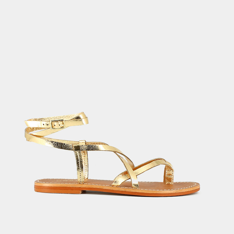 Jonak - sandals Woully Cuir Metallise - Gold