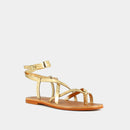 Jonak - sandals Woully Cuir Metallise - Gold