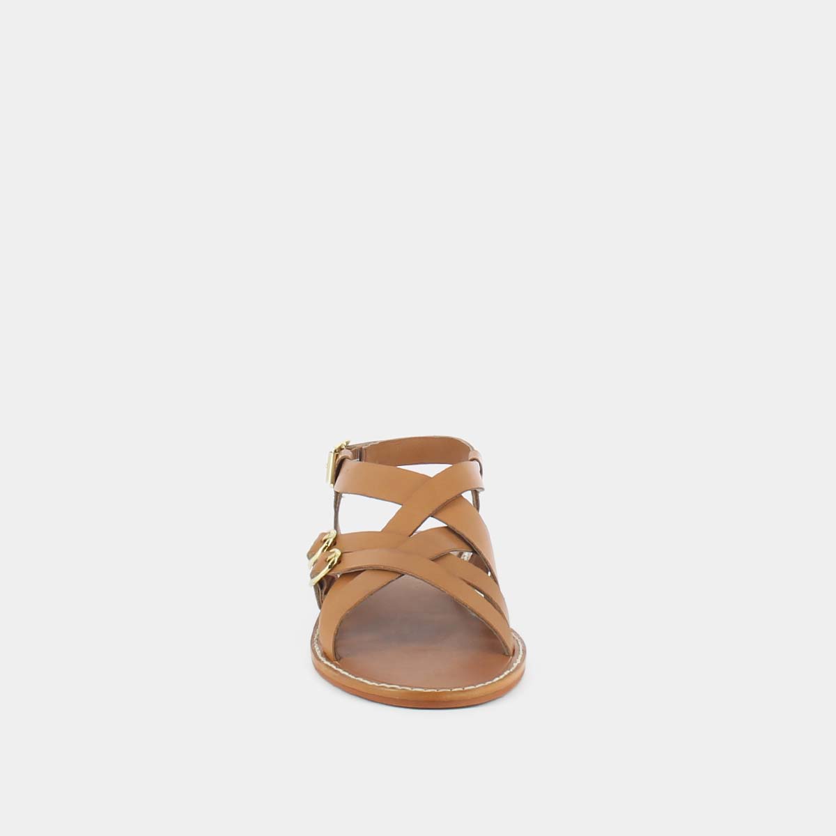 Plagettes Woury Cuir - Camel