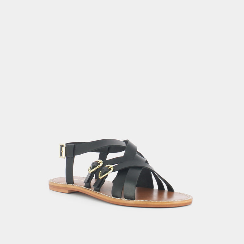 Jonak - Plagettes Woury Cuir - Negro