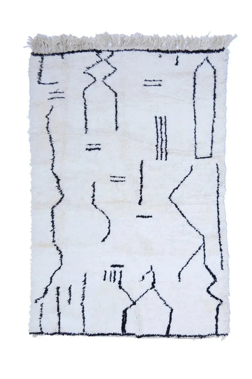 Tapis Béni Ouarain Collection Intemporel - 257 x 154 cm