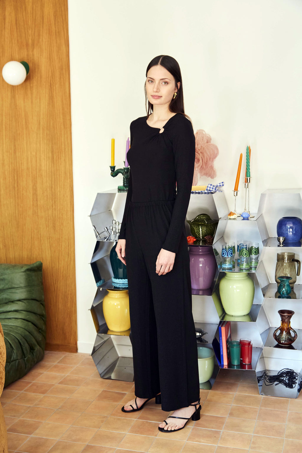 Top Tonga - Lurex Noir