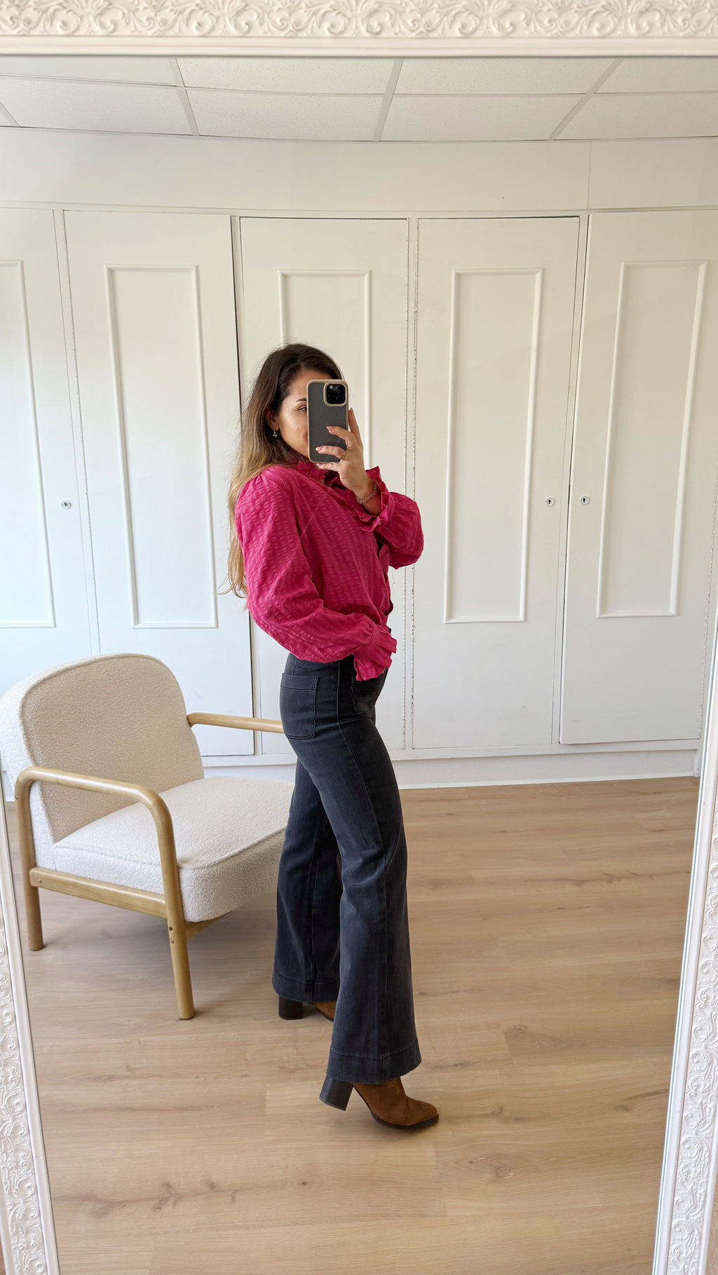 Elenette Anthracite Grey Jeans