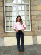 Tee-Shirt Rayé Rose Jules
