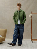Veste Brodée Unisexe Peintre Olive