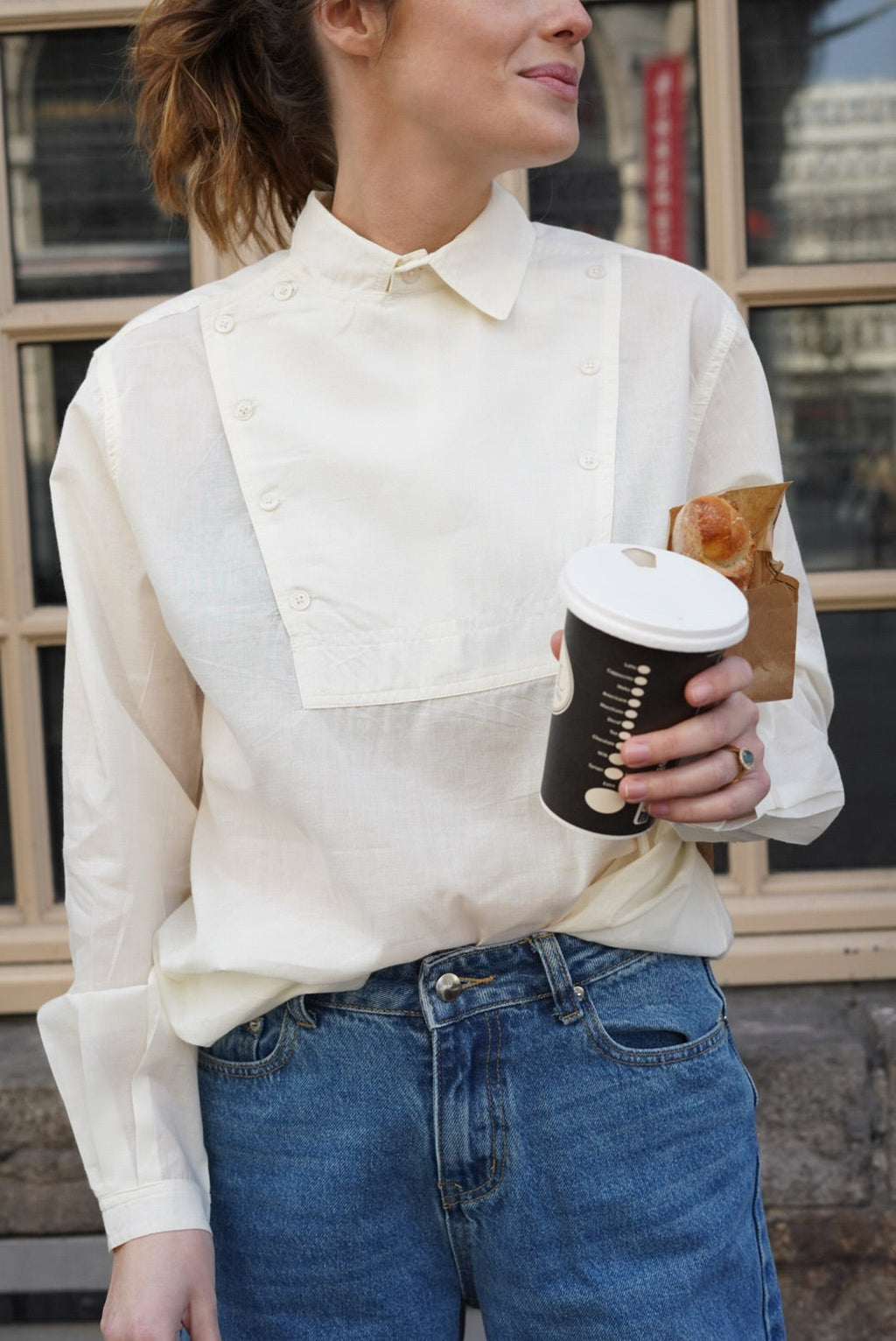 Anne Blouse Ecru