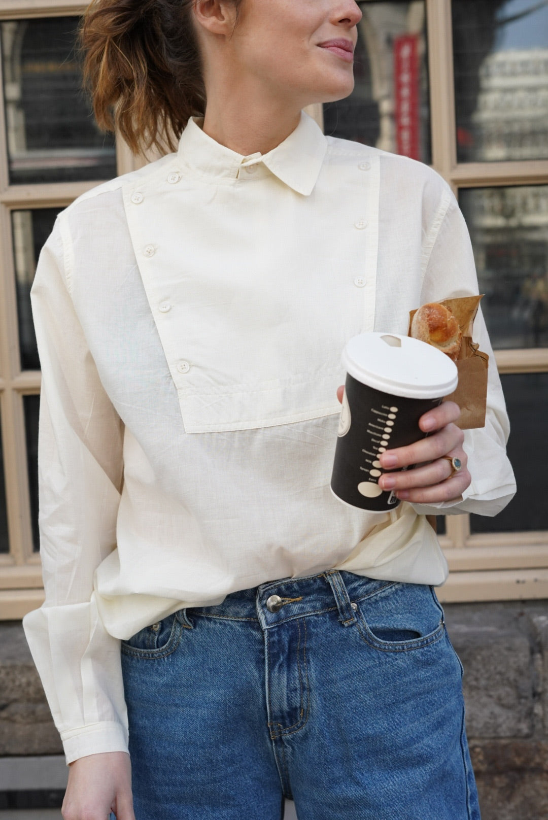 Anne Blouse Ecru
