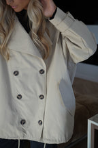 Diana Beige - Gabardina oversize
