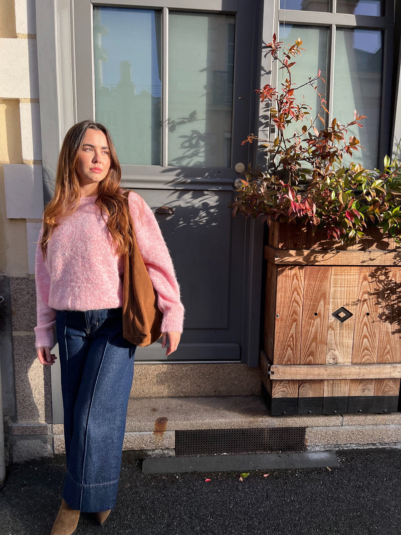 Heather Pink Louise Sweater