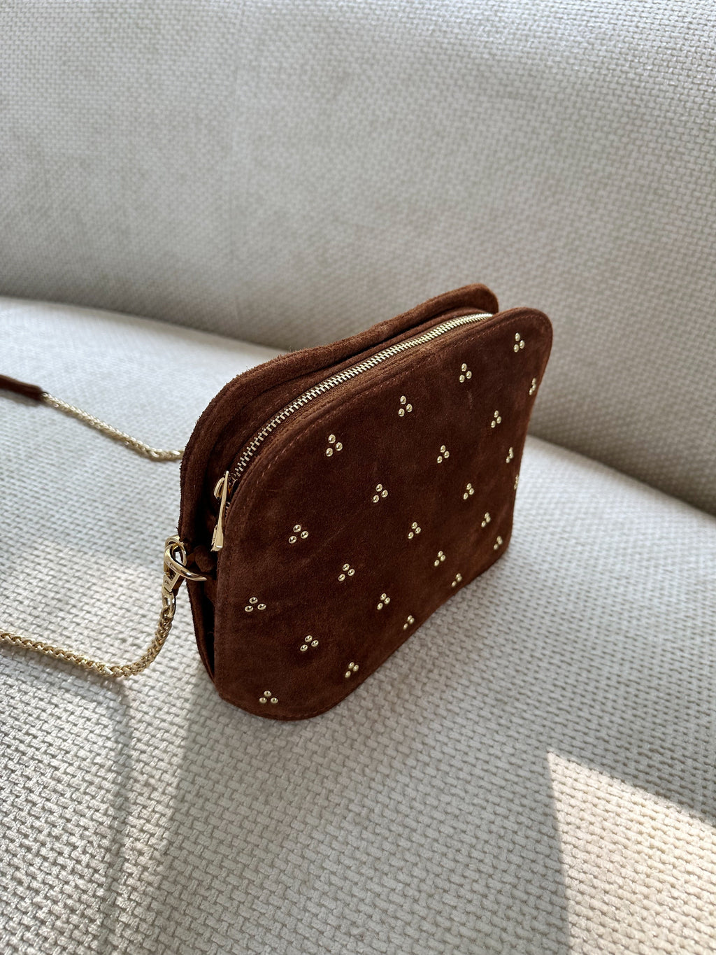 Bolso de mano Iris camel