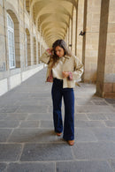 Edith Beige Cotton Liberty Trench Jacket